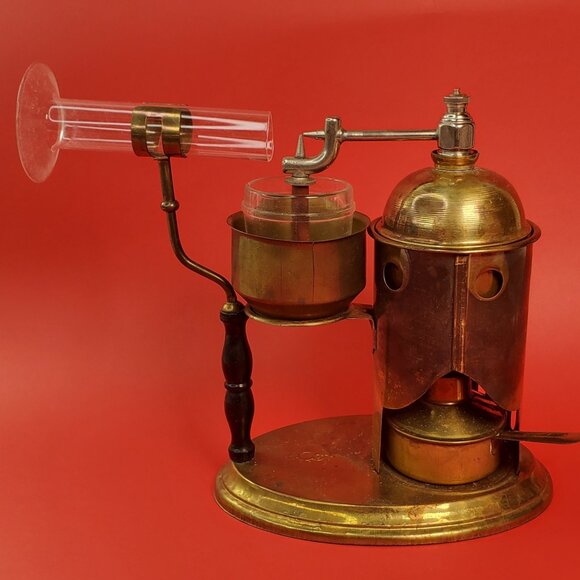 Verona Other - Rare 1920s Verona 30 F All-Brass Steam Inhaler (Italy) Antique Collector Item